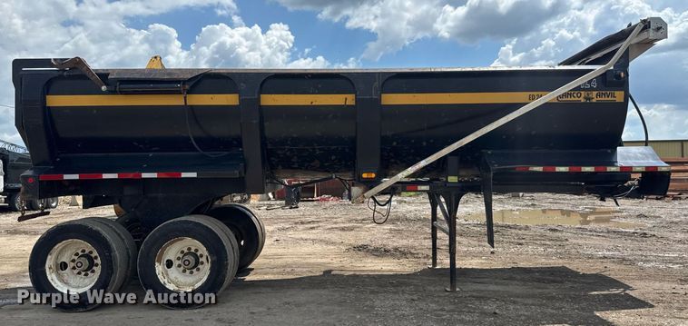 image for item EQ1500 2009 Ranco Anvil ED24-26 end dump trailer