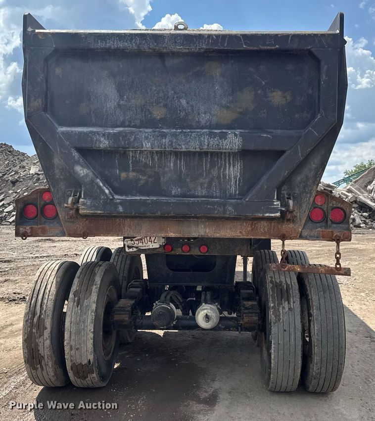 image for item EQ1500 2009 Ranco Anvil ED24-26 end dump trailer