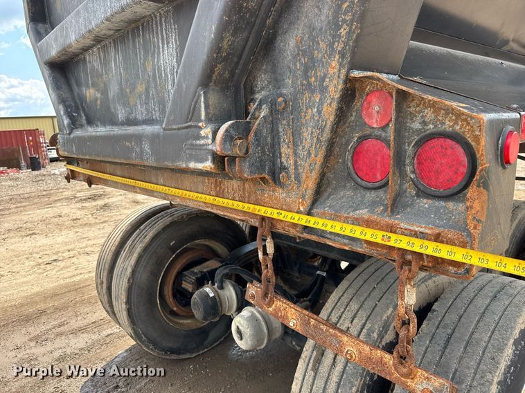 image for item EQ1500 2009 Ranco Anvil ED24-26 end dump trailer