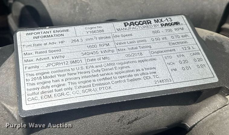 image for item YA0413 2019 Kenworth T680 semi truck