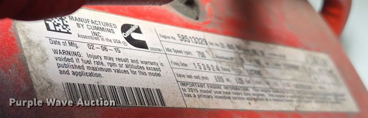 image for item YA0494 2016 Freightliner Business Class M2 106 box truck