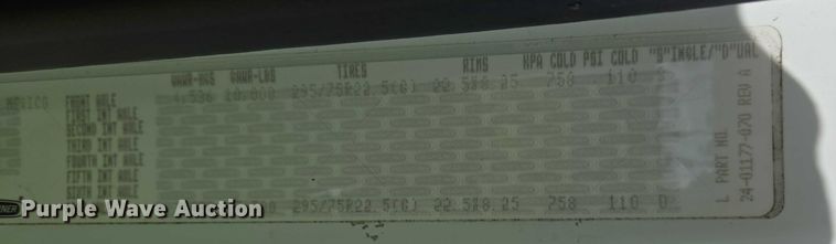 image for item YA0494 2016 Freightliner Business Class M2 106 box truck