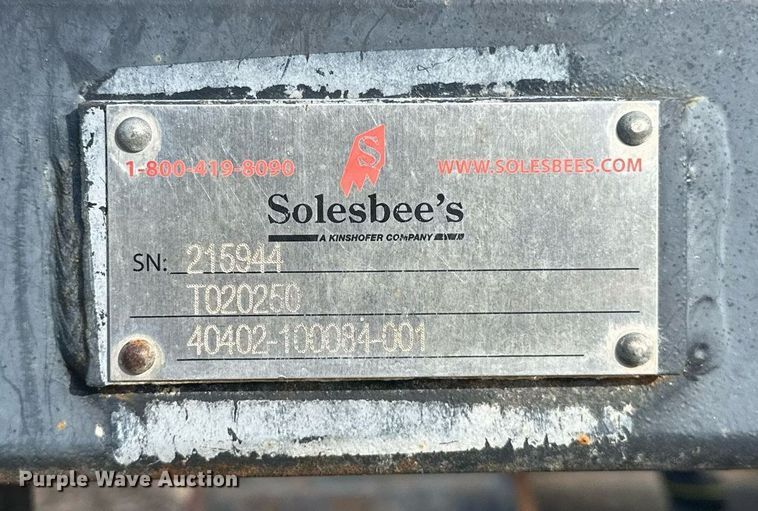 image for item DF8515 Solesbee's skid steer grapple bucket