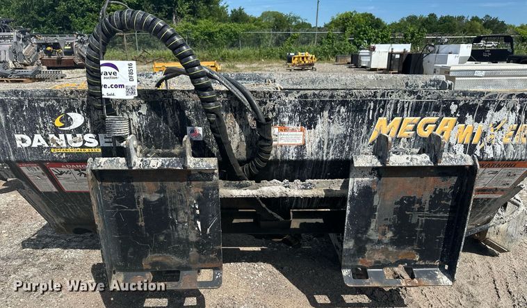 image for item DF8516 Danuser Mega Mixer S75 skid steer concrete mixer