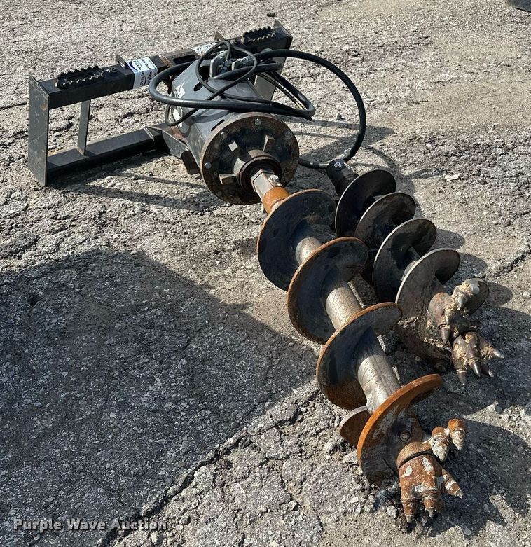 image for item DF8517 (2) skid steer post hole augers