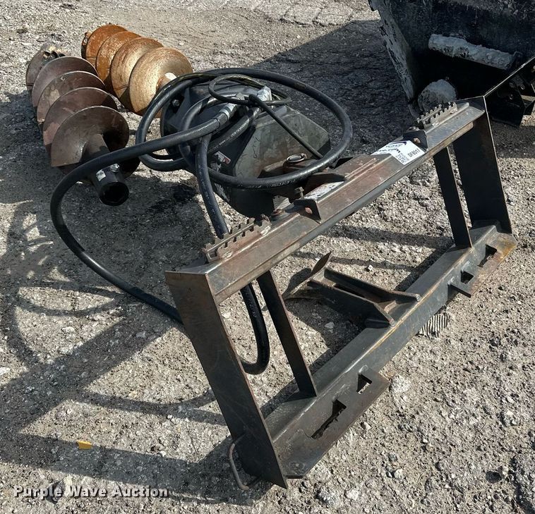 image for item DF8517 (2) skid steer post hole augers