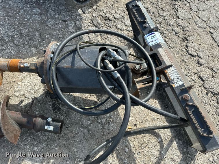 image for item DF8517 (2) skid steer post hole augers
