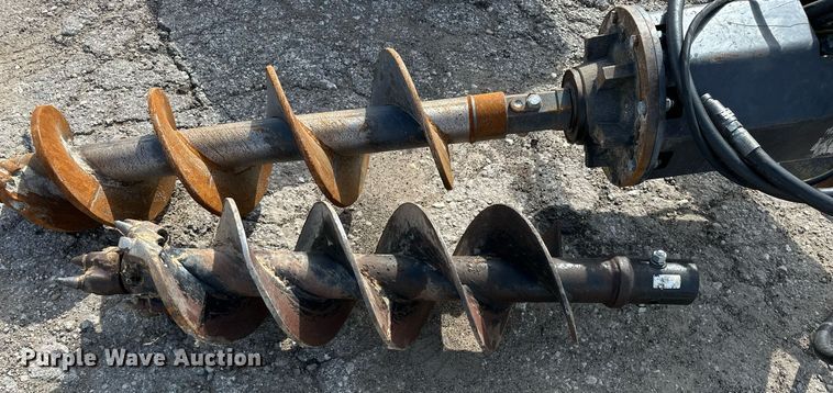 image for item DF8517 (2) skid steer post hole augers