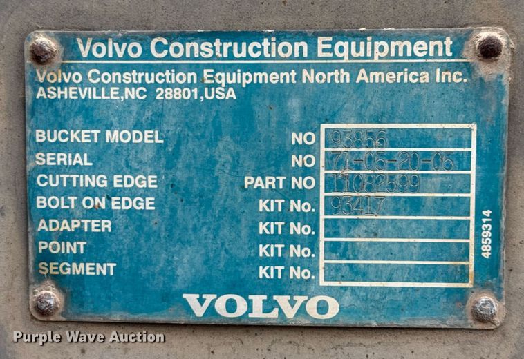 image for item DF8519 2008 Volvo L90F wheel loader