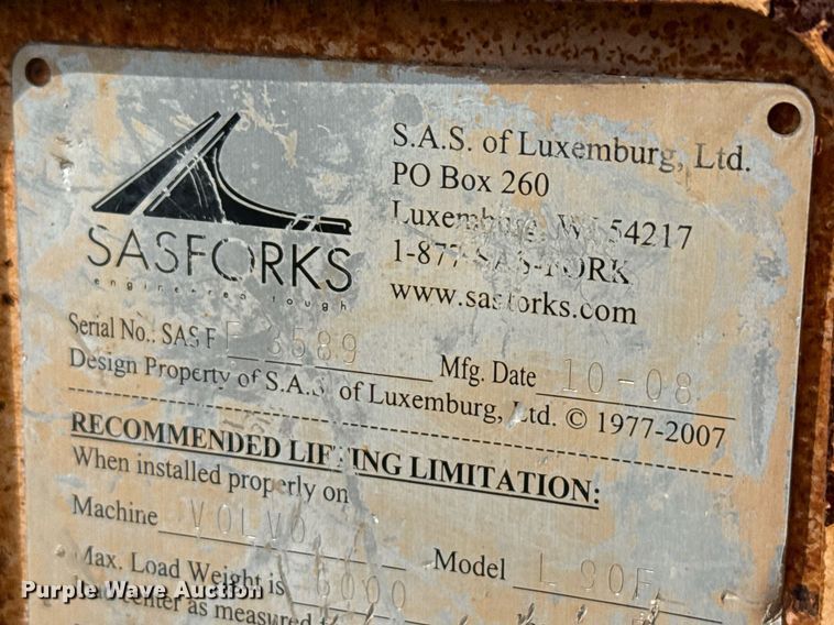 image for item DF8519 2008 Volvo L90F wheel loader