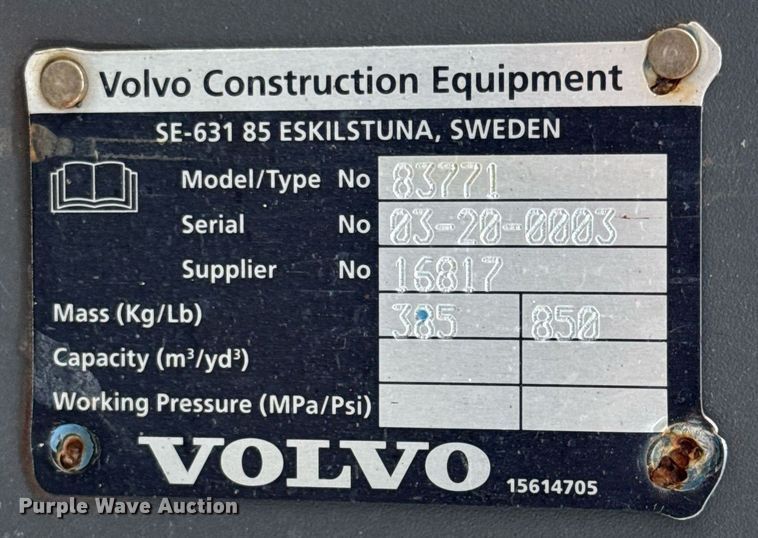 image for item DF8519 2008 Volvo L90F wheel loader