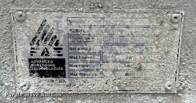 image for item DF8523 2019 FAE MTM-225 soil stabilizer / recycler