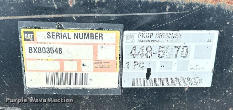 image for item DF8531 2019 Caterpillar BA118C skid steer broom