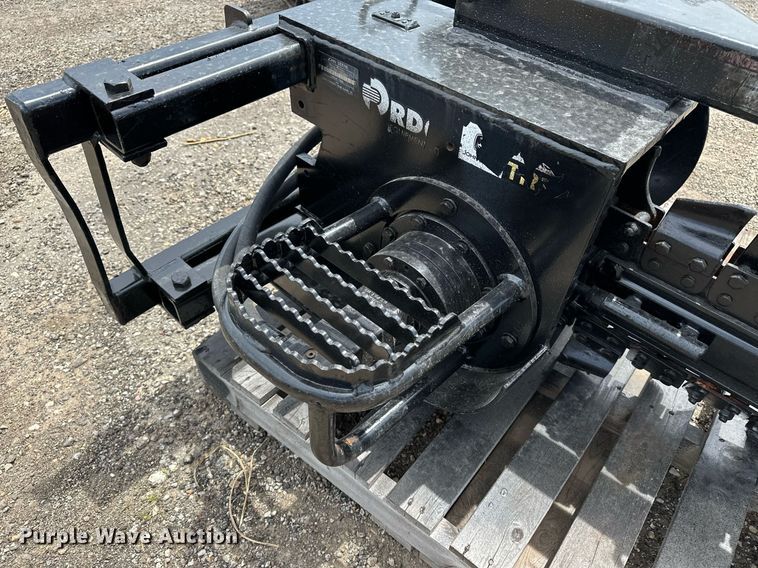 image for item DF8540 John Deere TR36B skid steer trencher