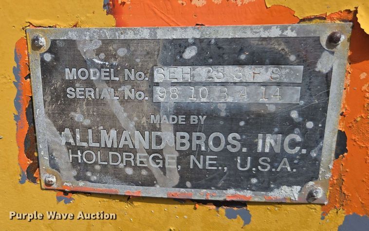 image for item DF8549 Allmand Brothers SEH 25 3FS mobile baghouse