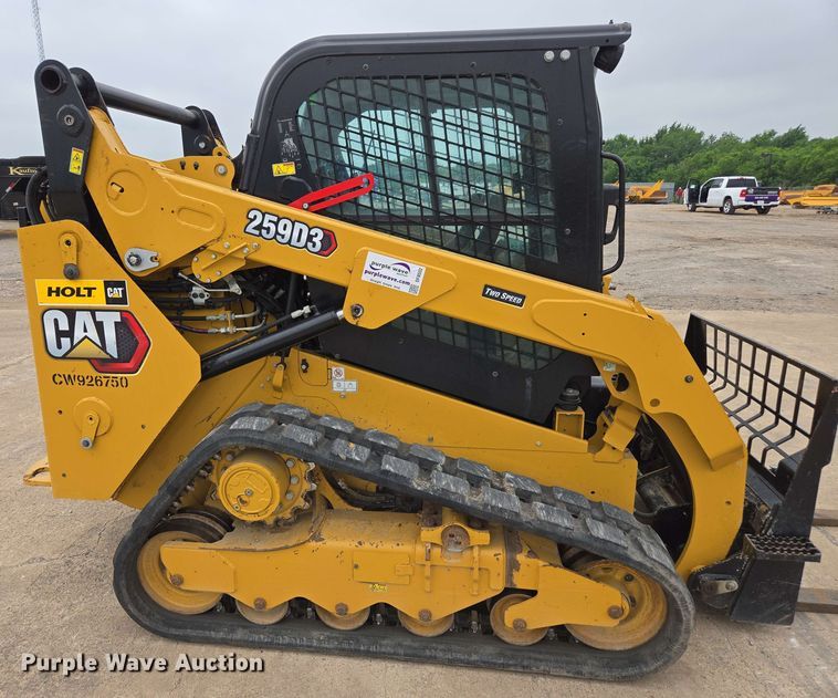 image for item DF8552 2023 Caterpillar 259D3 tracked skid steer loader