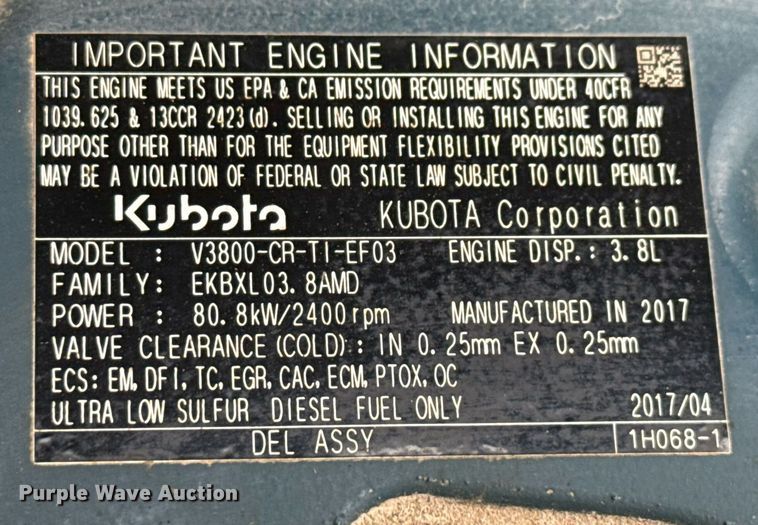 image for item DP6140 2017 Sakai GW751 pneumatic roller