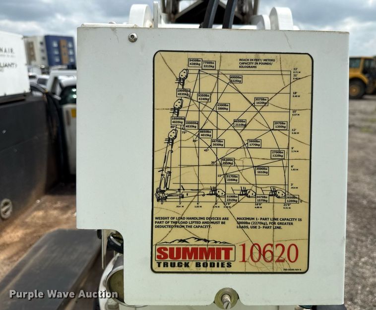 image for item DP6142 2015 Ford F750 Super Duty utility / service truck