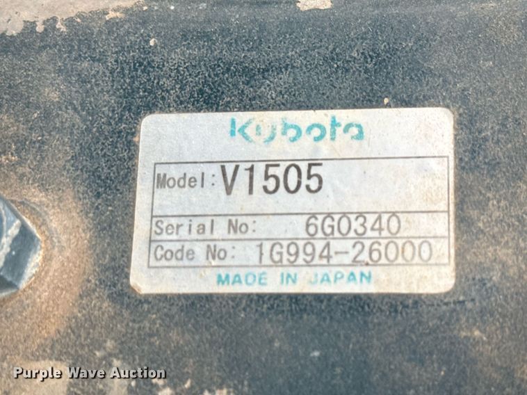 image for item DP6148 2007 Lay-Mor 8HC broom