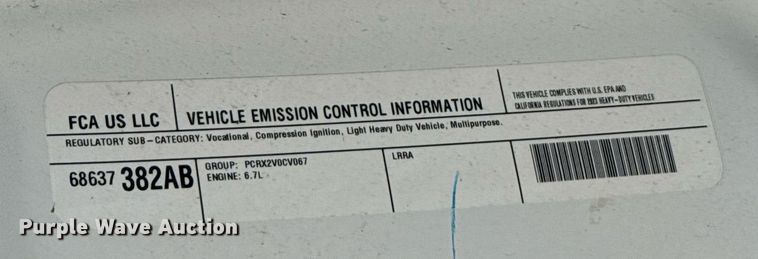 image for item DP6150 2024 Dodge Ram 5500 Crew Cab utility / service truck