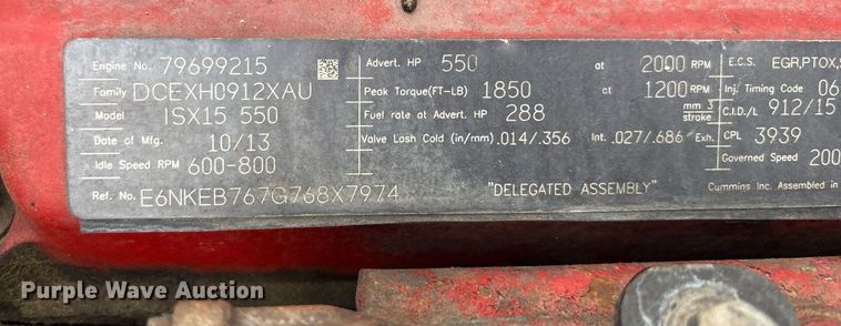 image for item DP6153 2014 Kenworth T800 semi truck