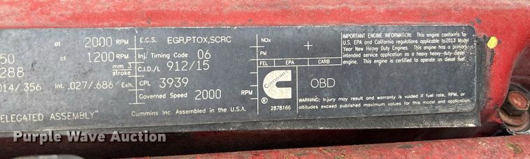 image for item DP6153 2014 Kenworth T800 semi truck