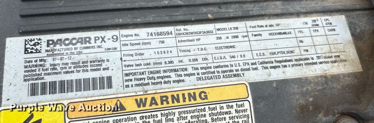 image for item DP6154 2018 Peterbilt 348 dump truck