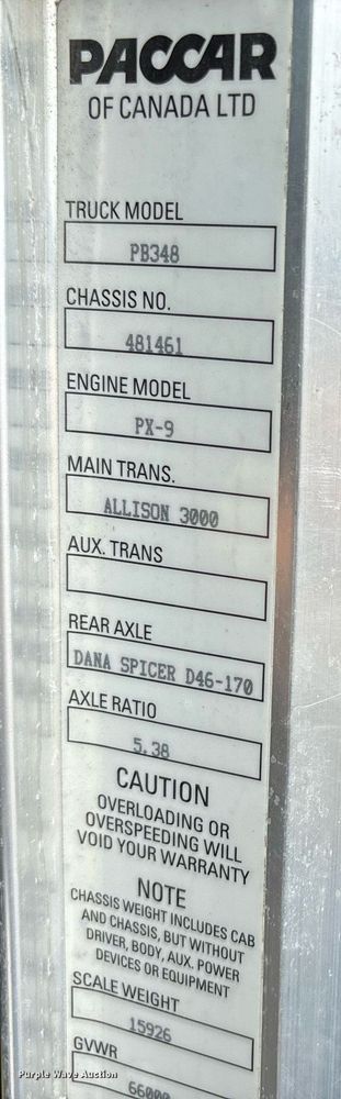 image for item DP6154 2018 Peterbilt 348 dump truck