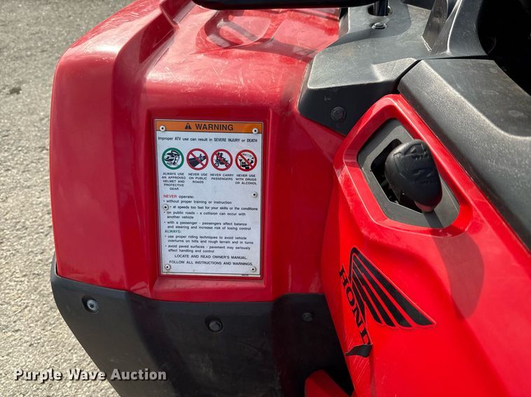 image for item DP6155 2019 Honda Rancher ATV