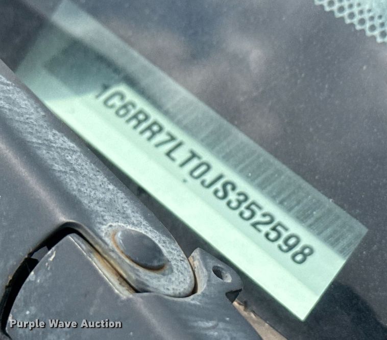 image for item DP6156 2018 Dodge Ram 1500 Crew Cab pickup truck