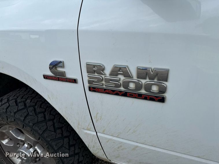 image for item DP6157 2018 Dodge Ram 2500 Crew Cab pickup truck