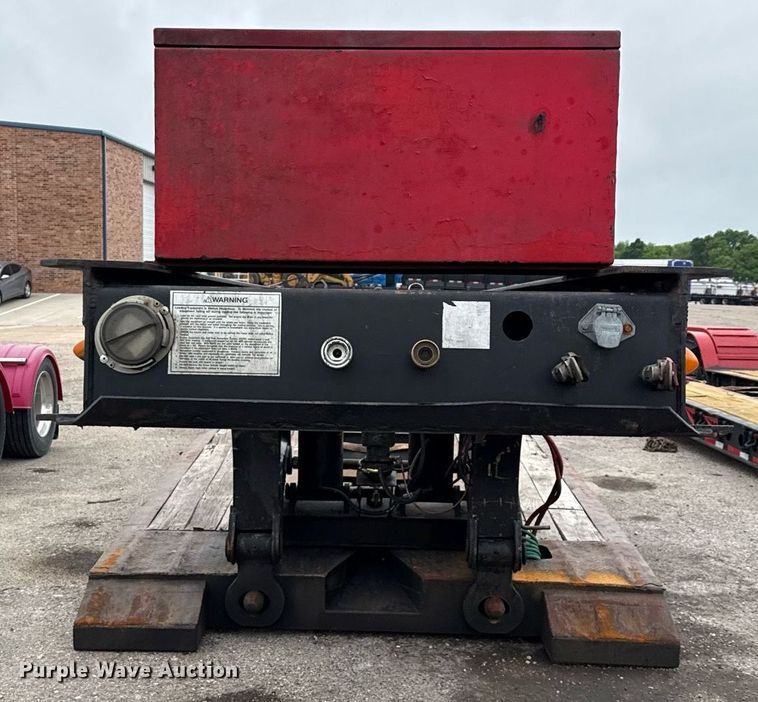 image for item DP6160 2008 Pitts lowboy equipment trailer