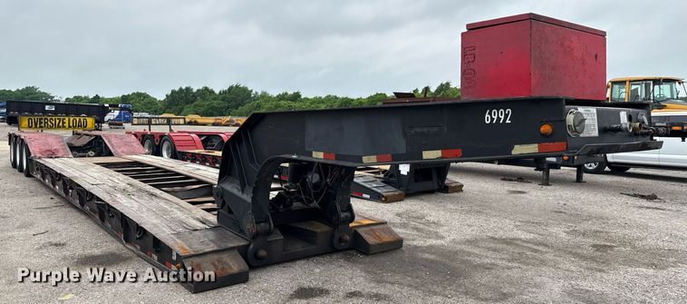 image for item DP6160 2008 Pitts lowboy equipment trailer