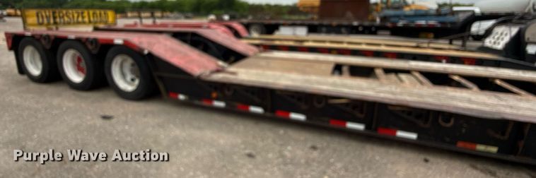 image for item DP6160 2008 Pitts lowboy equipment trailer