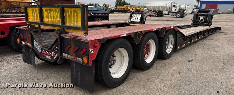 image for item DP6160 2008 Pitts lowboy equipment trailer