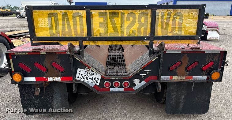 image for item DP6160 2008 Pitts lowboy equipment trailer