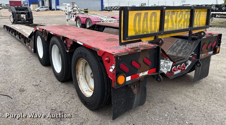 image for item DP6160 2008 Pitts lowboy equipment trailer