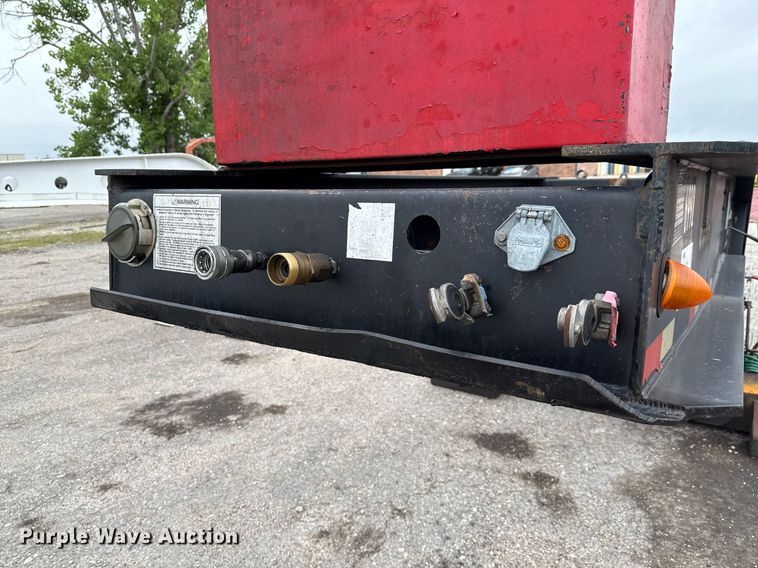 image for item DP6160 2008 Pitts lowboy equipment trailer