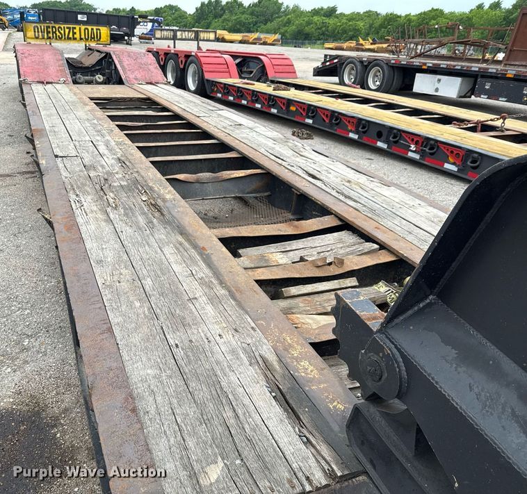 image for item DP6160 2008 Pitts lowboy equipment trailer