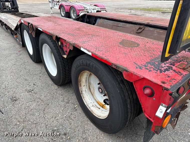 image for item DP6160 2008 Pitts lowboy equipment trailer