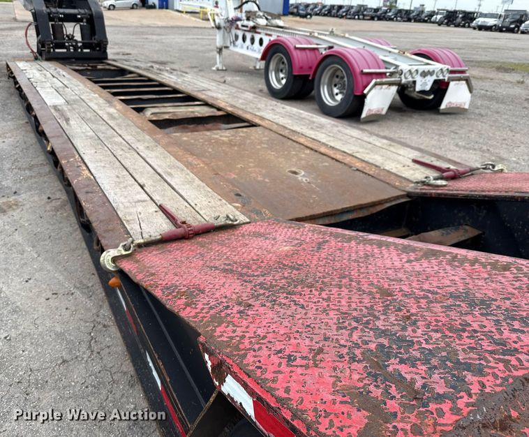 image for item DP6160 2008 Pitts lowboy equipment trailer