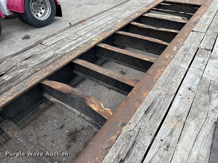 image for item DP6160 2008 Pitts lowboy equipment trailer