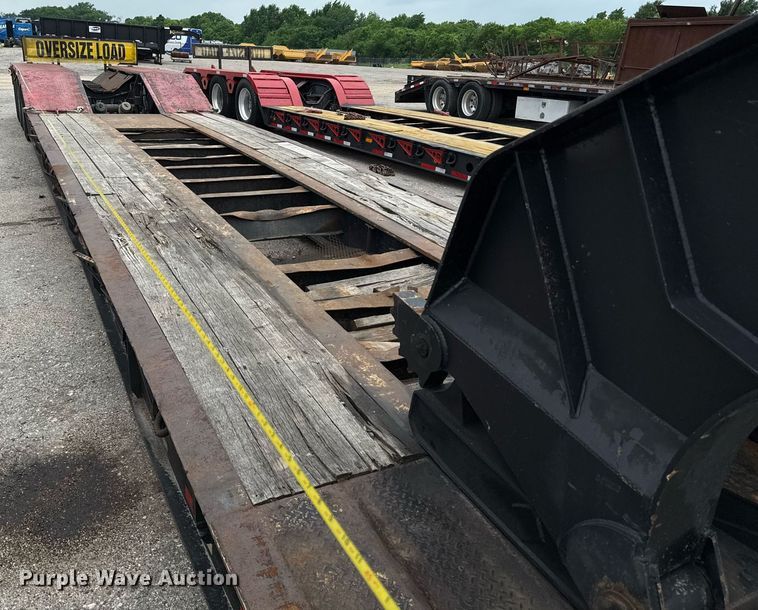 image for item DP6160 2008 Pitts lowboy equipment trailer