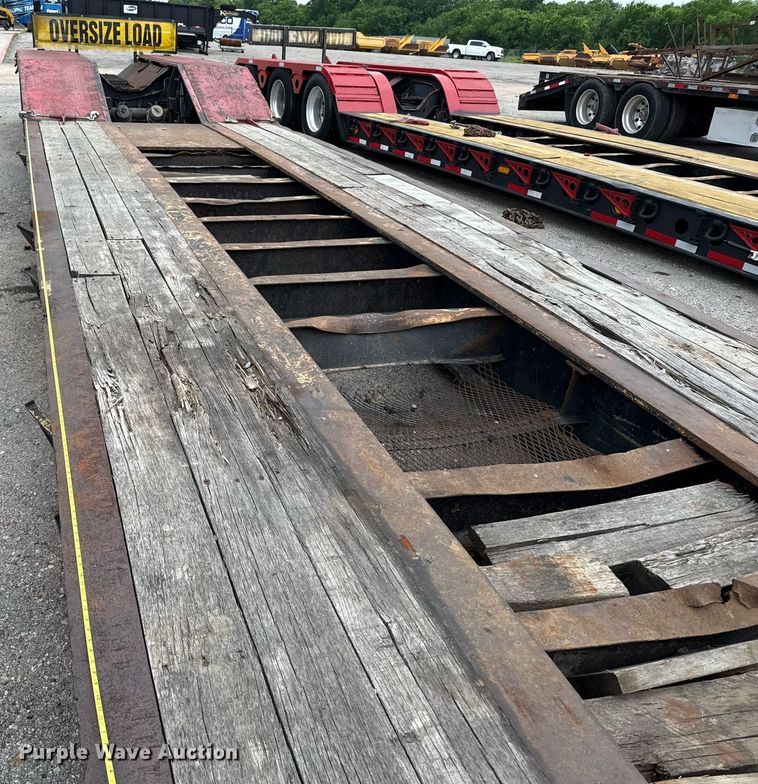 image for item DP6160 2008 Pitts lowboy equipment trailer