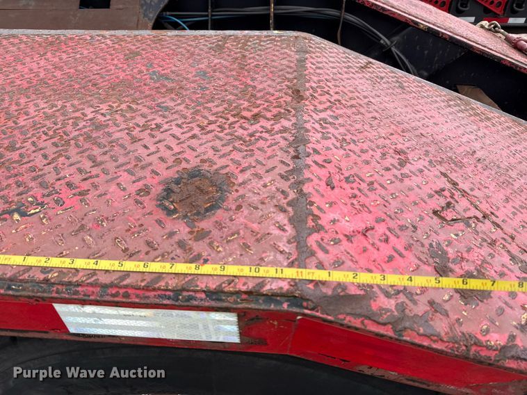 image for item DP6160 2008 Pitts lowboy equipment trailer