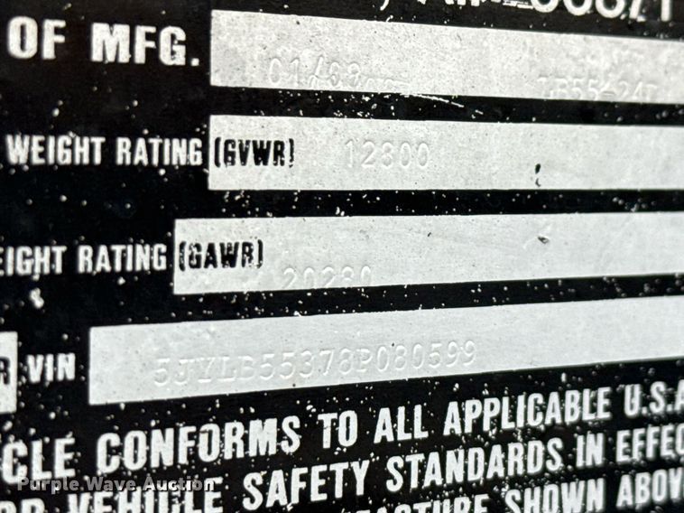 image for item DP6160 2008 Pitts lowboy equipment trailer