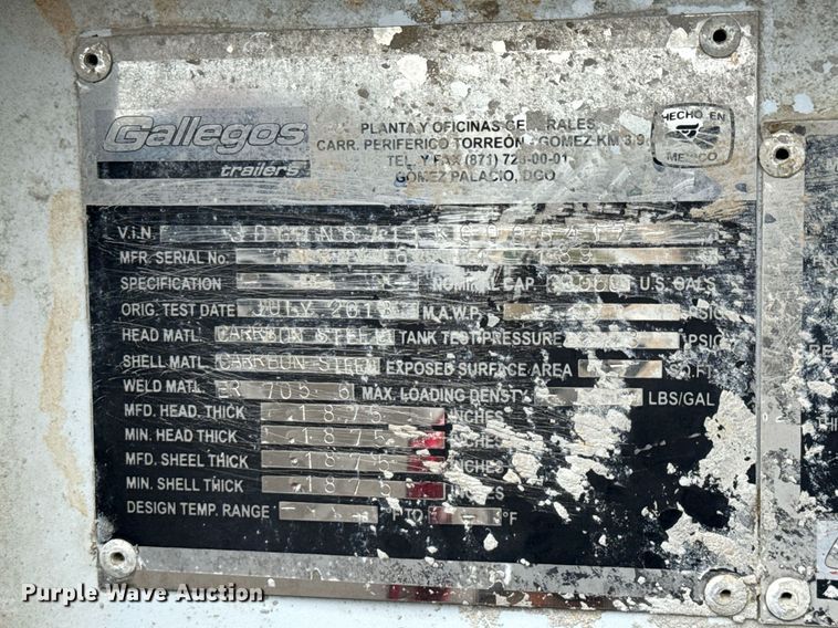 image for item DP6162 2019 Carrocerias Gallegos horizontal silo