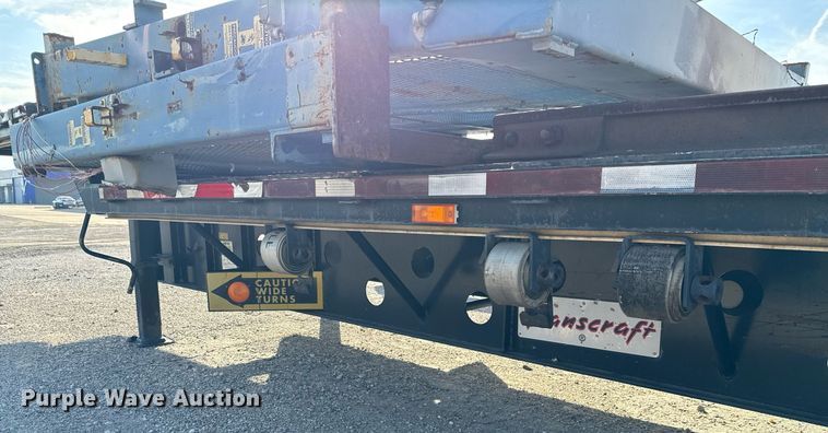 image for item DP6163 2007 Transcraft DTL-3000 drop deck equipment trailer