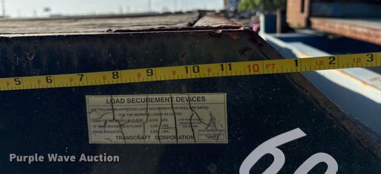 image for item DP6163 2007 Transcraft DTL-3000 drop deck equipment trailer