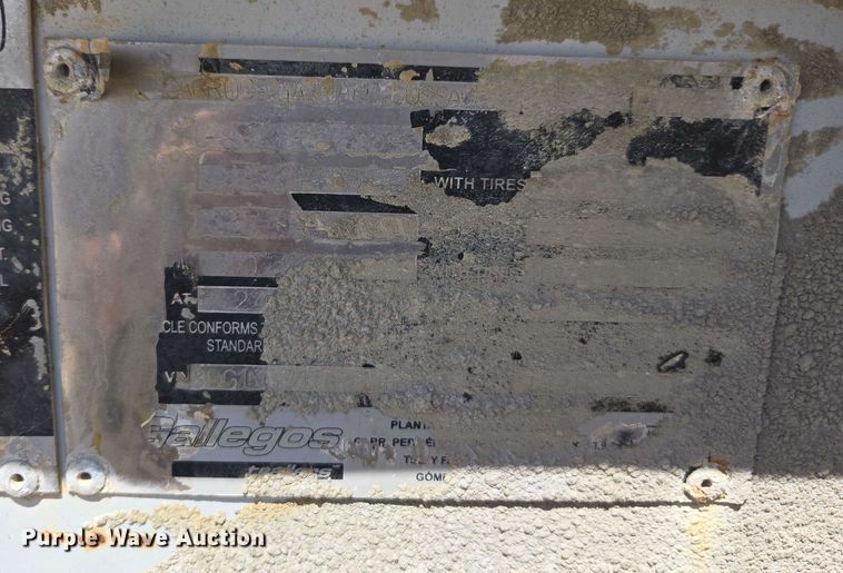 image for item DU7755 2019 Gallegos pneumatic dry bulk trailer